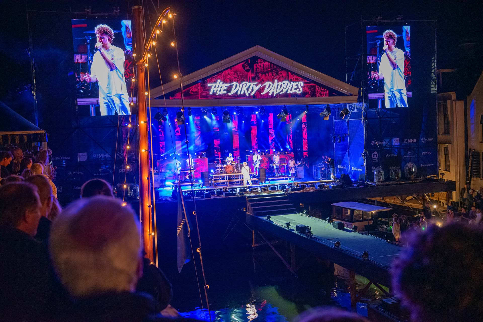 Live VJ en concert visuals voor Admiraliteitsdagen Dokkum